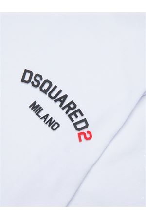 white cotton t-shirt DSQUARED KIDS | DQ3169D0AAPDQ100
